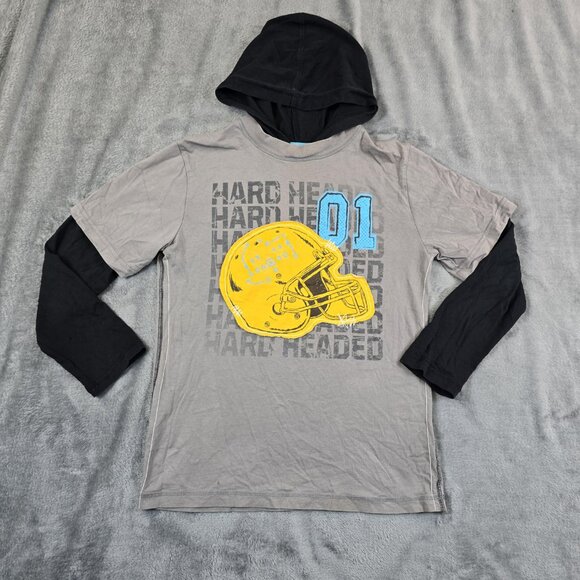 Boys Shirt Lot Size 12 14 L XL Long Sleeve Bundle of 5 Tops Pokémon & More - Picture 5 of 16